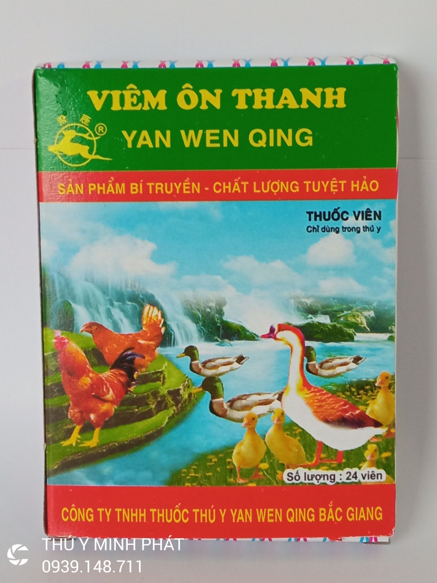 04 hộp viêm ôn thanh (1 hộp gồm 1vĩ 24 viên)