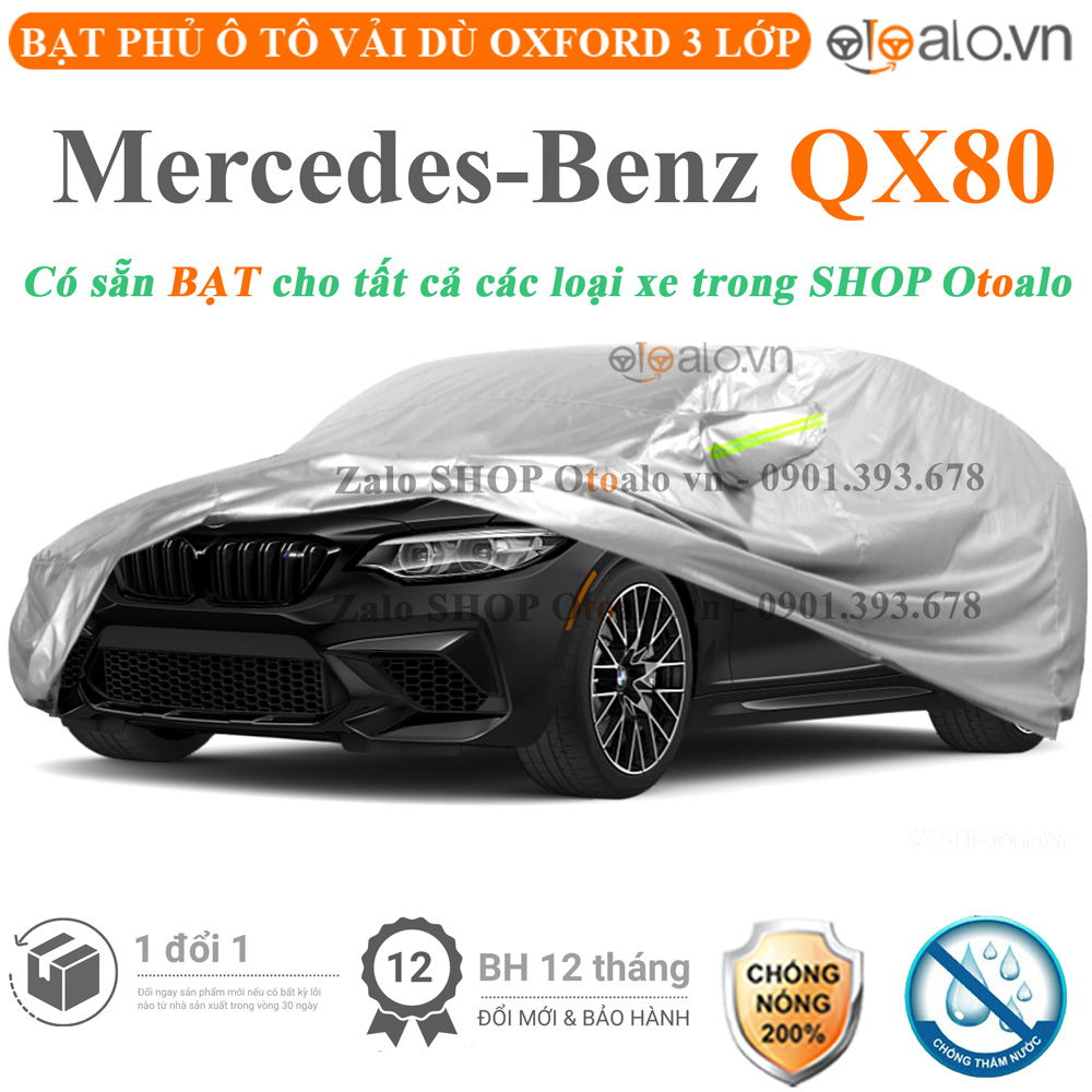 Bạt phủ xe ô tô Mercedes Benz GLC chống nắng mưa 3 lớp CAO CẤP - OTOALO