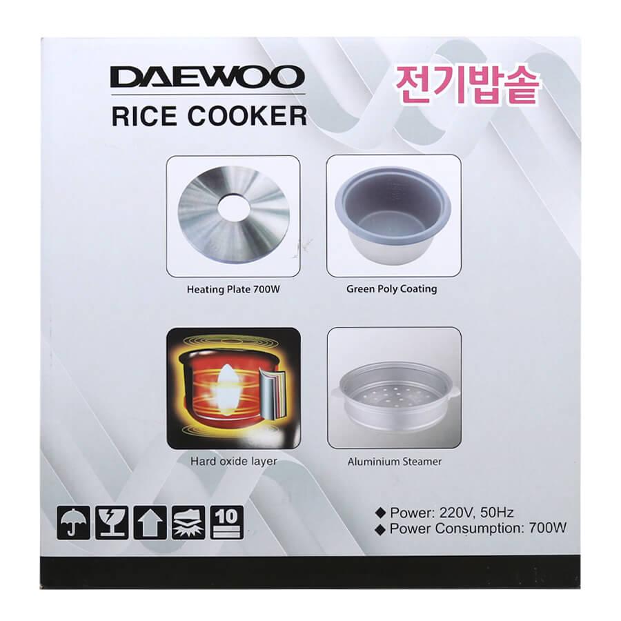 Nồi cơm điện Daewoo 1.8L RC-1807 Thái Lan (Cái)
