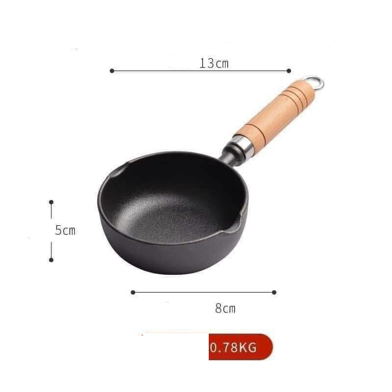 Chảo Nhỏ Làm Nóng Bằng Gang Mini đường kính 13cm