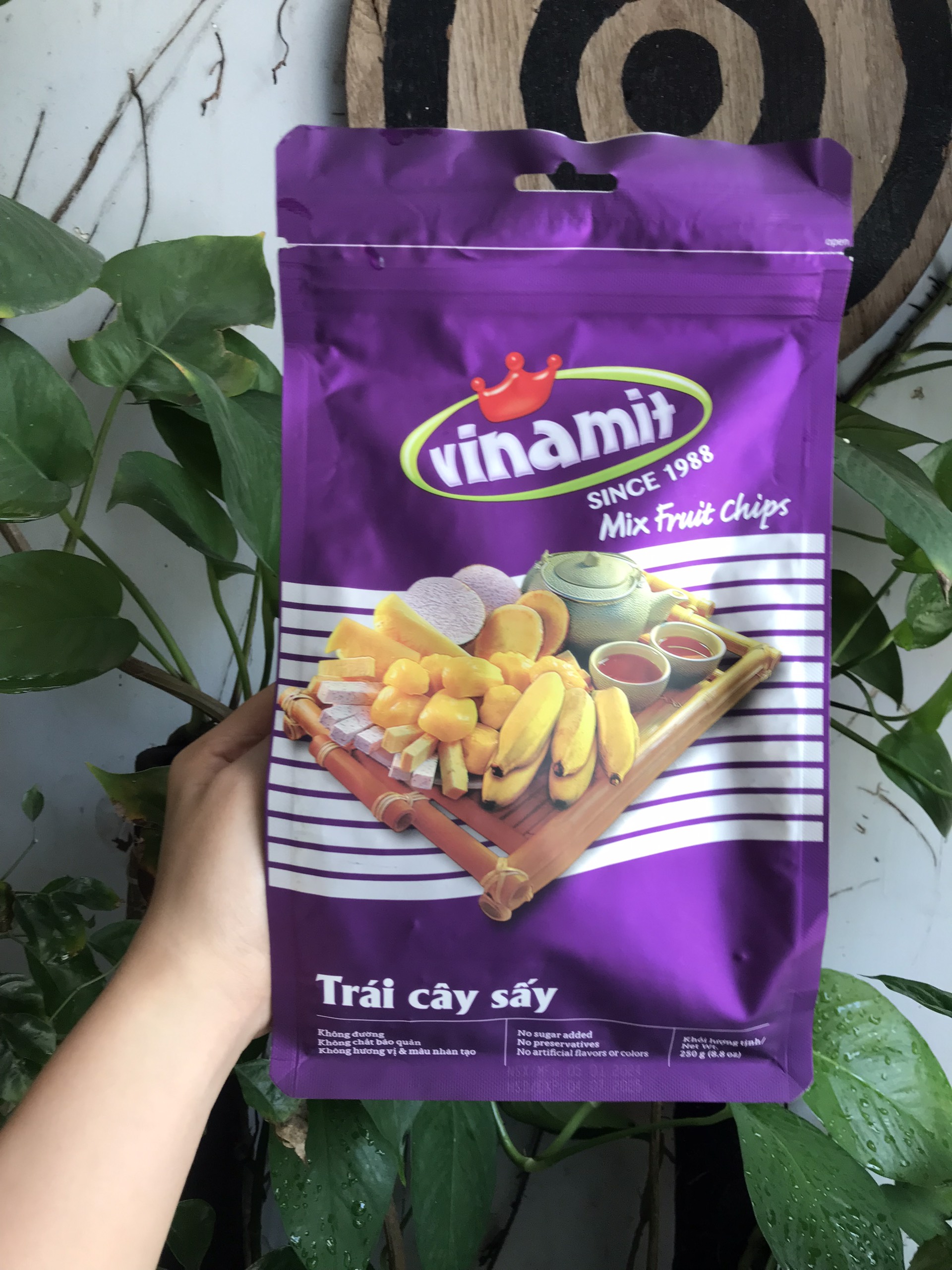 Trái Cây Sấy Vinamit Mix Fruit Chips (Gói 250g)