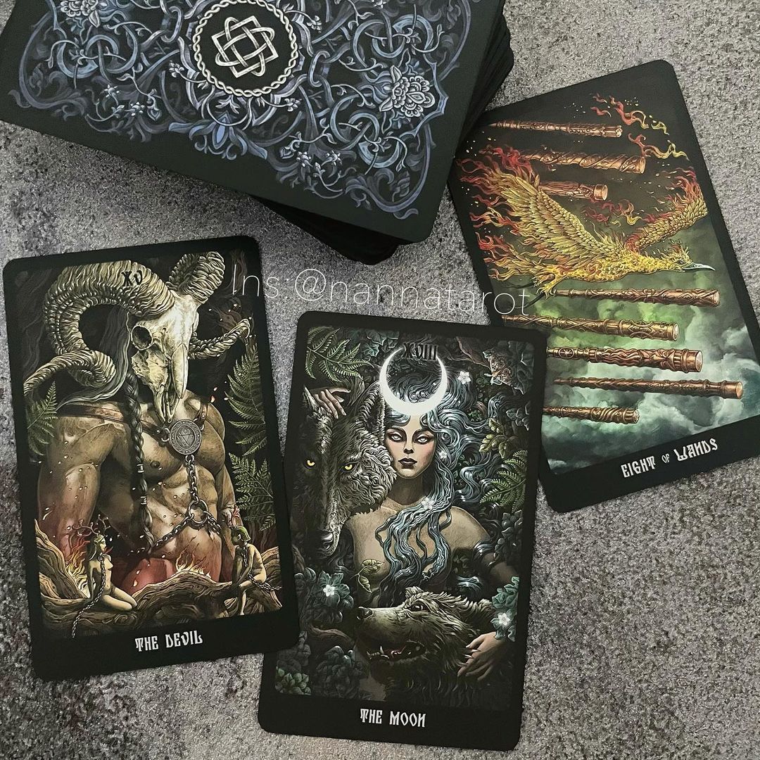 Slavic Legends Tarot Black Edition