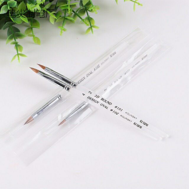 Cọ đắp nặn hoa cán nhựa 3D Kolinsky - sinailmi