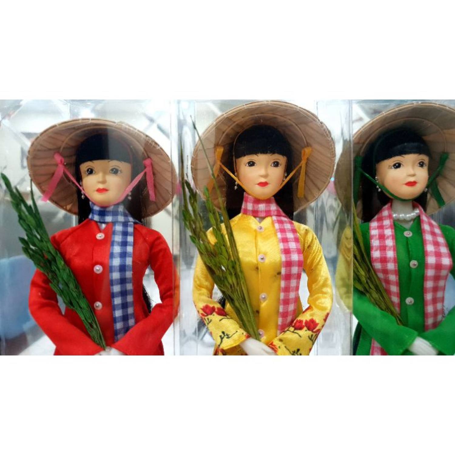Búp bê áo bà ba Việt Nam (28cm x 8cm x 8cm)