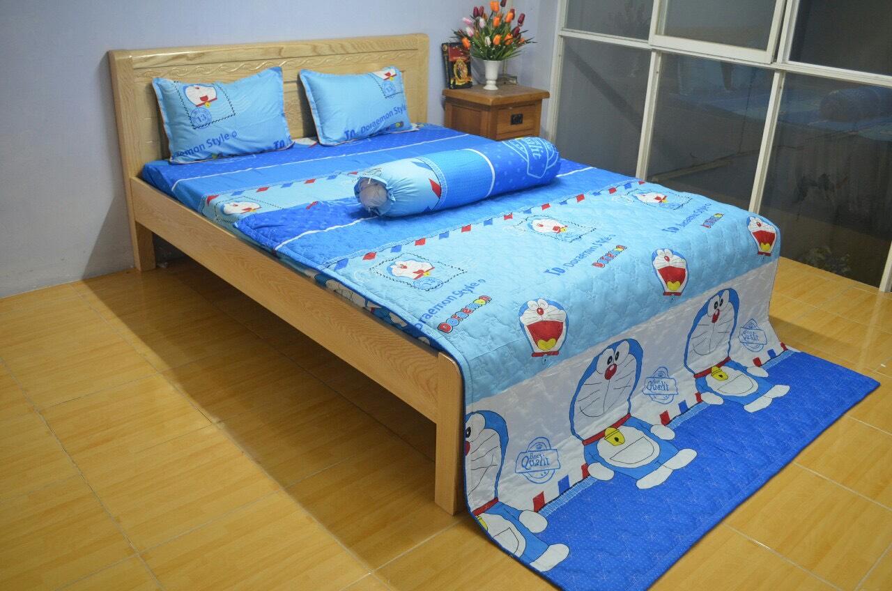 Bộ chăn drap 5 món- bộ drap giường- BỘ GRAP CT CAO CẤP
