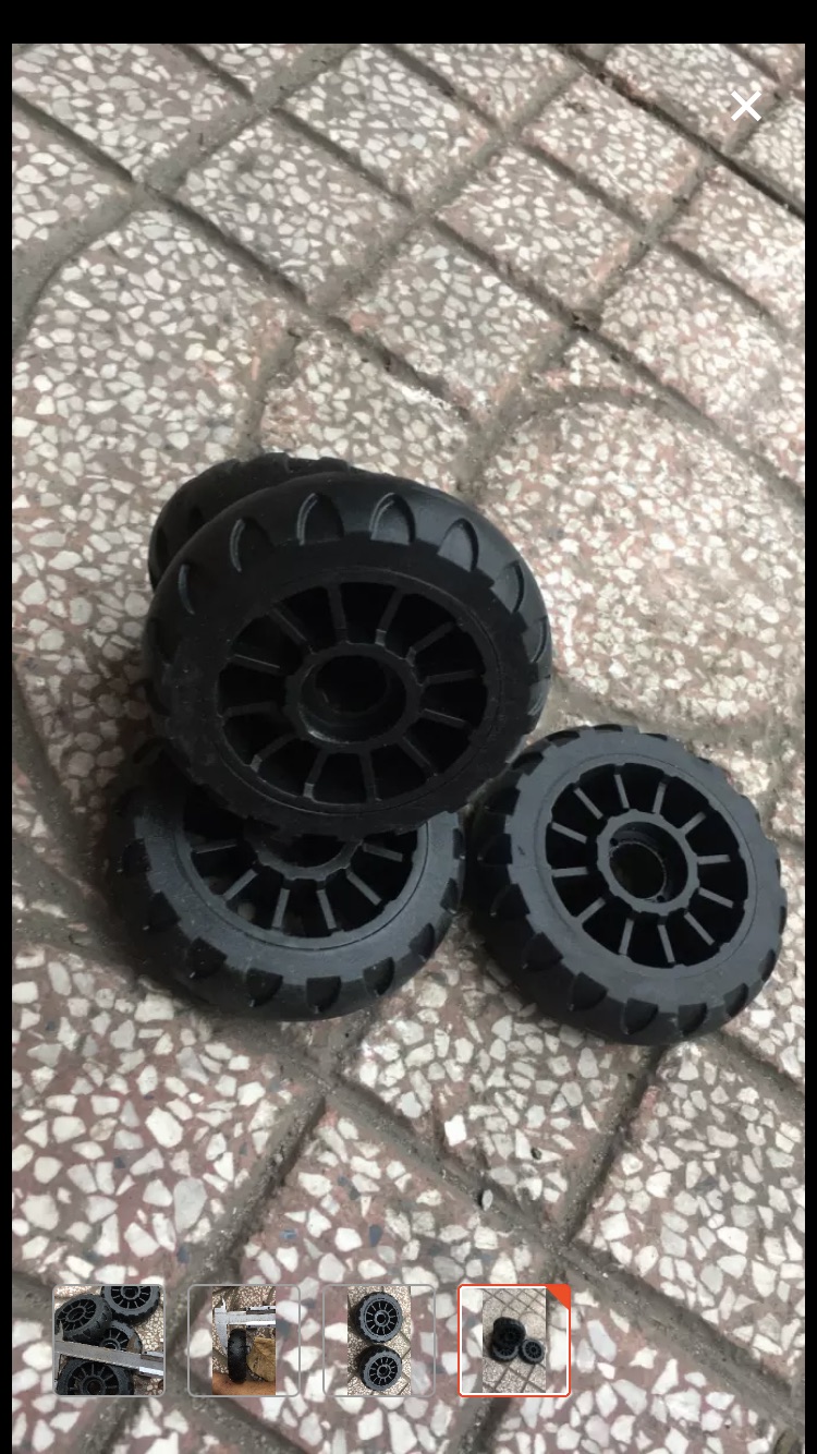 [HCM]4 bánh xe đẩy nhẹ 80x25