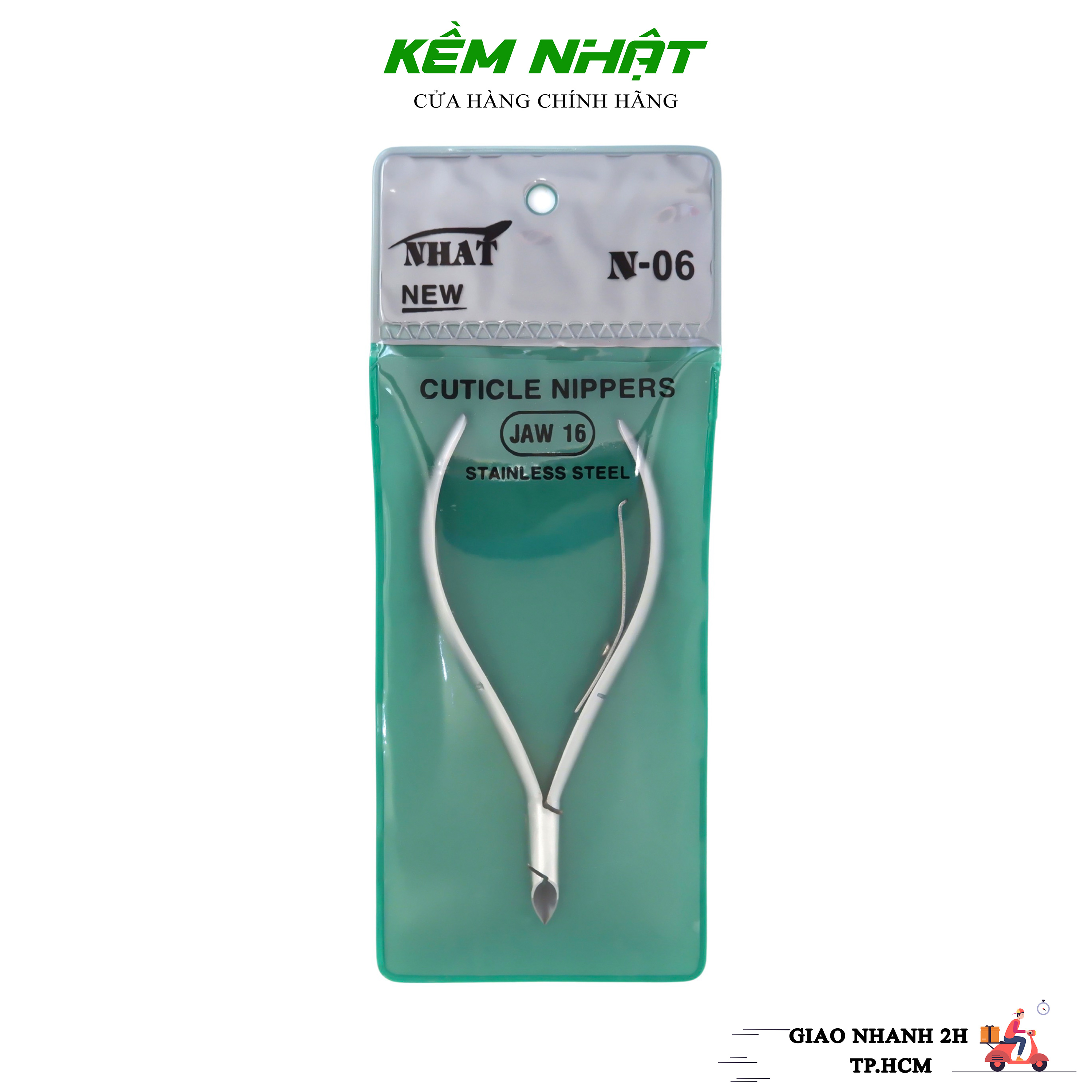 [HCM][ Lẻ ] • Kềm cắt da bán nguyệt xám | Kềm Nhật