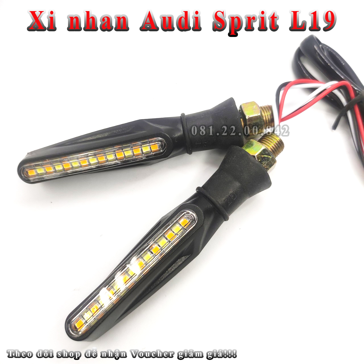 Xi nhan Spirit L19 hiệu ứng nháy đuổi kiểu audi