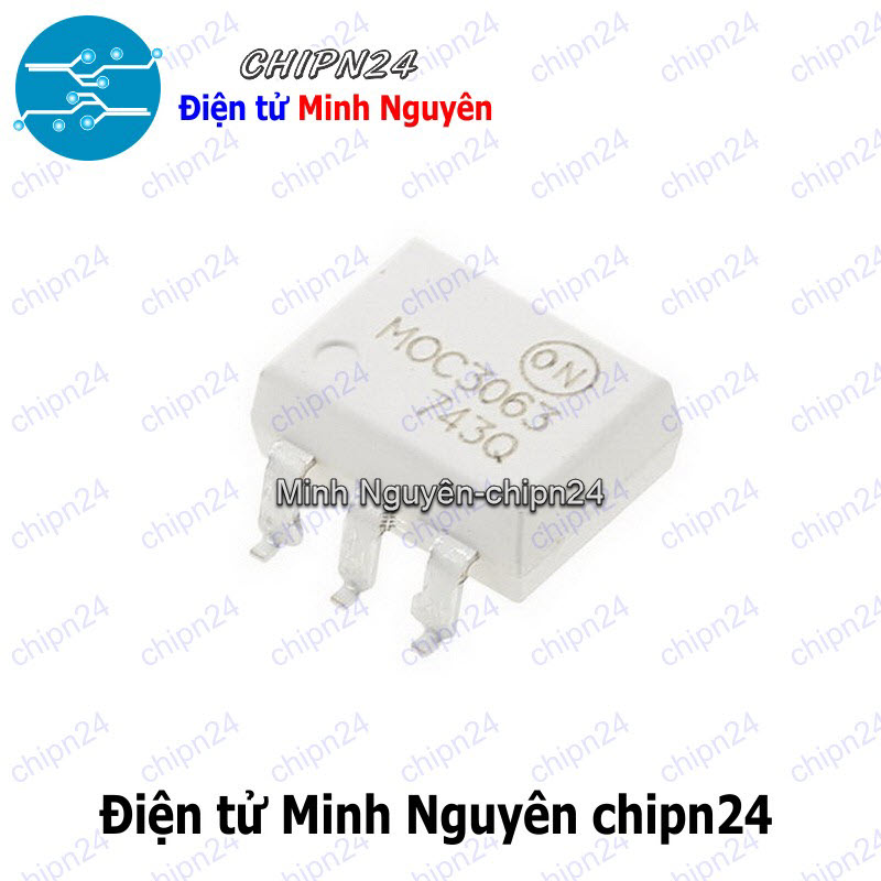 [1 con] (ST) Opto Dán MOC3063 SOP-6 Trắng Hàng Tốt (SMD) - HH003624
