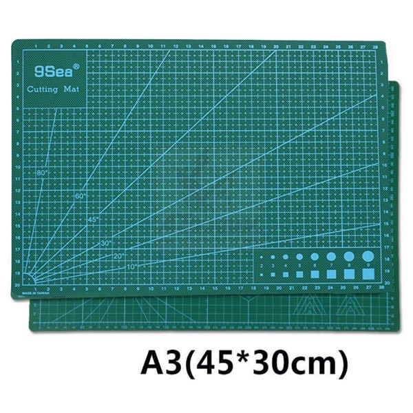 Bảng kê cắt kỹ thuật tự liền dẻo A3 Cutting Mat thủ công