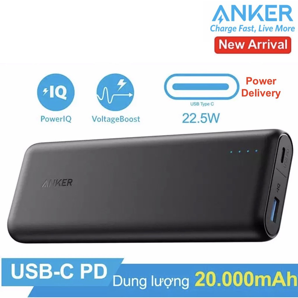 Pin sạc dự phòng Anker PowerCore 20000mAh
