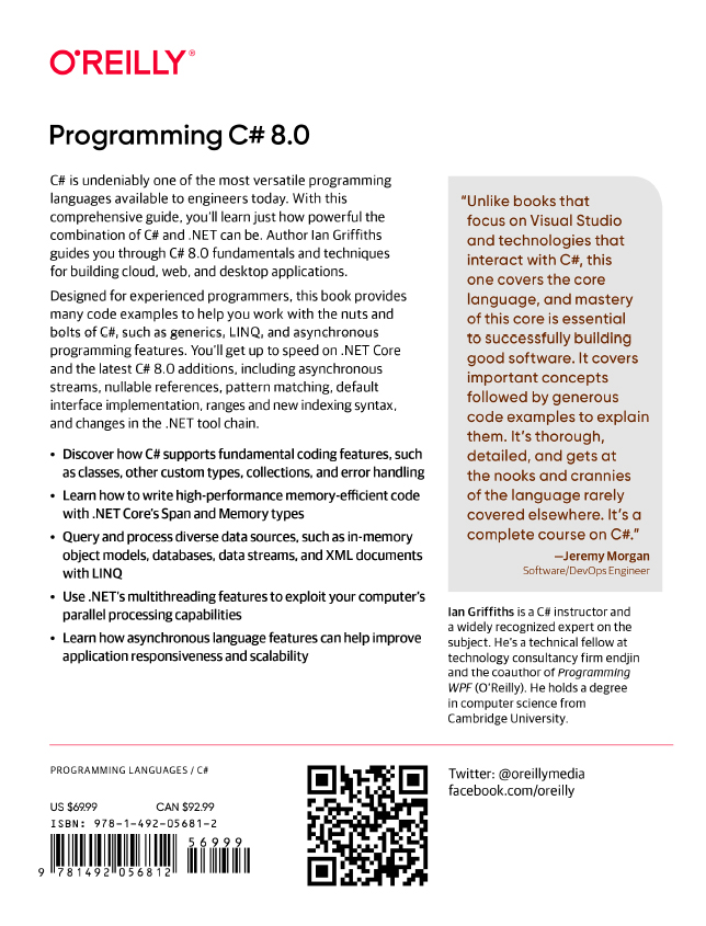 Sách Programming C 8.0 Build Cloud, Web, and Desktop Applications
