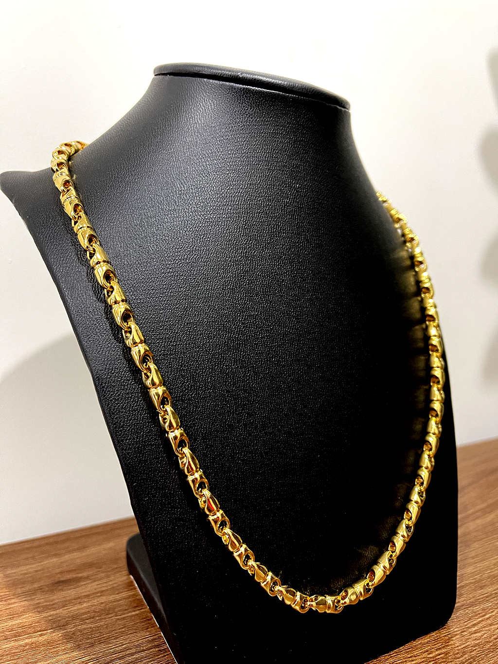 Dây Chuyền Nam Đốt Ngắn Mạ Vàng 18K