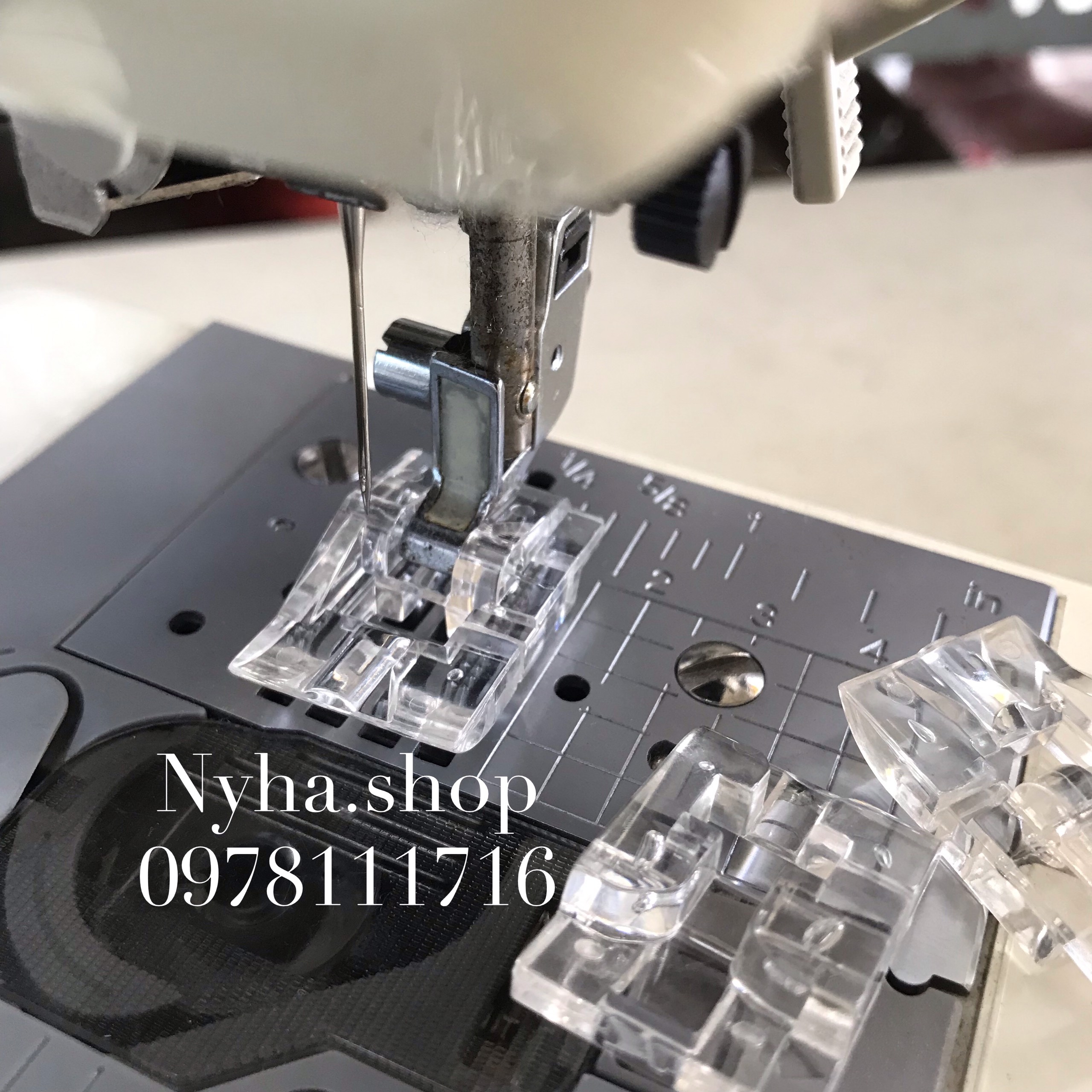 CHÂN VỊT ĐÍNH DÂY CƯỜM MÁY MAY GIA ĐÌNH