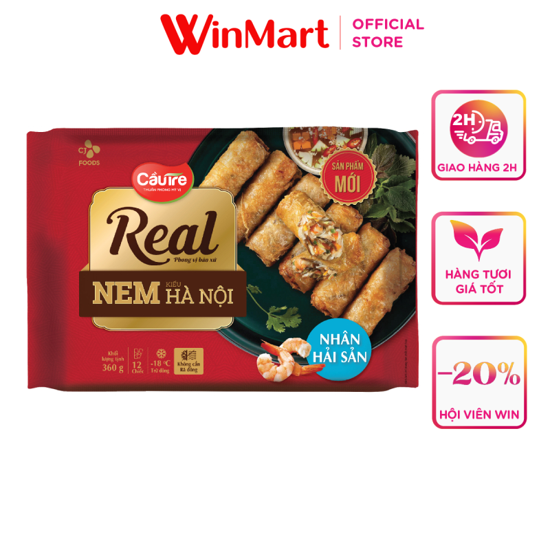 -nem real hà nội hải sản cj foods gói 360g
