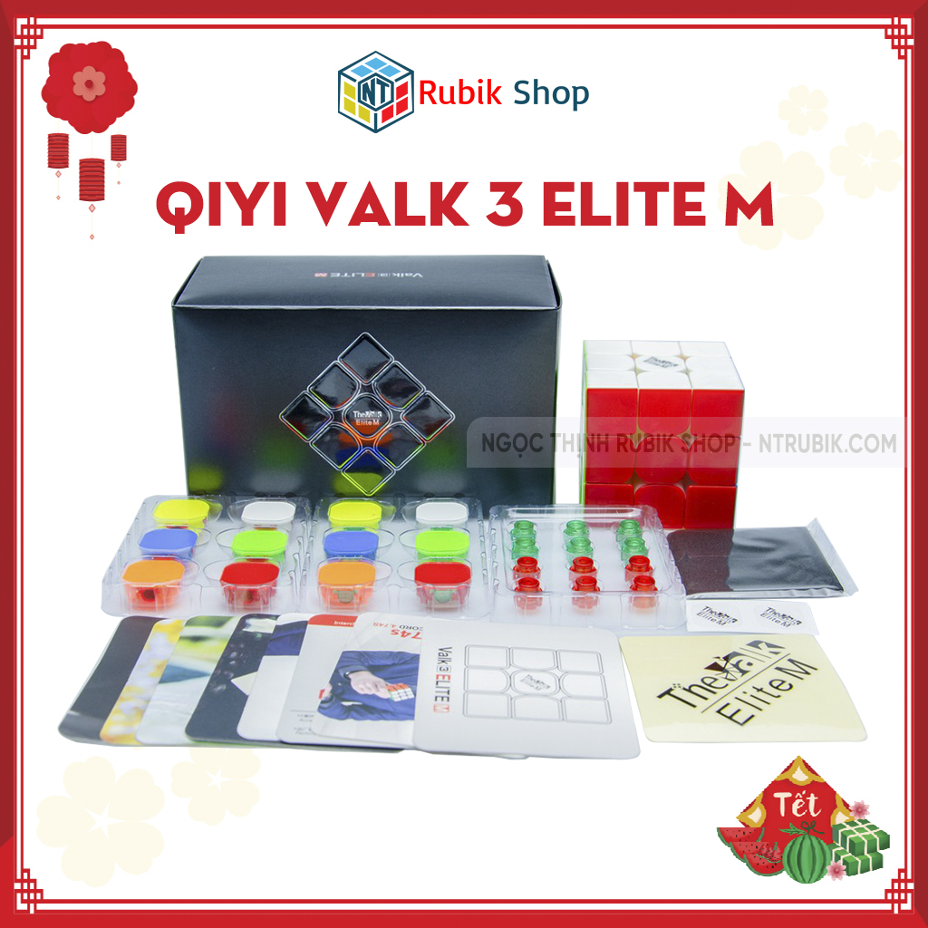 Rubik 3x3 QiYi Valk 3 ELITE M Flagship 2019 Stickerless