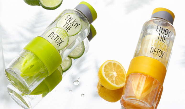 Bình Nước Detox Nhựa Tritan Lock&Lock 570ml ABF659