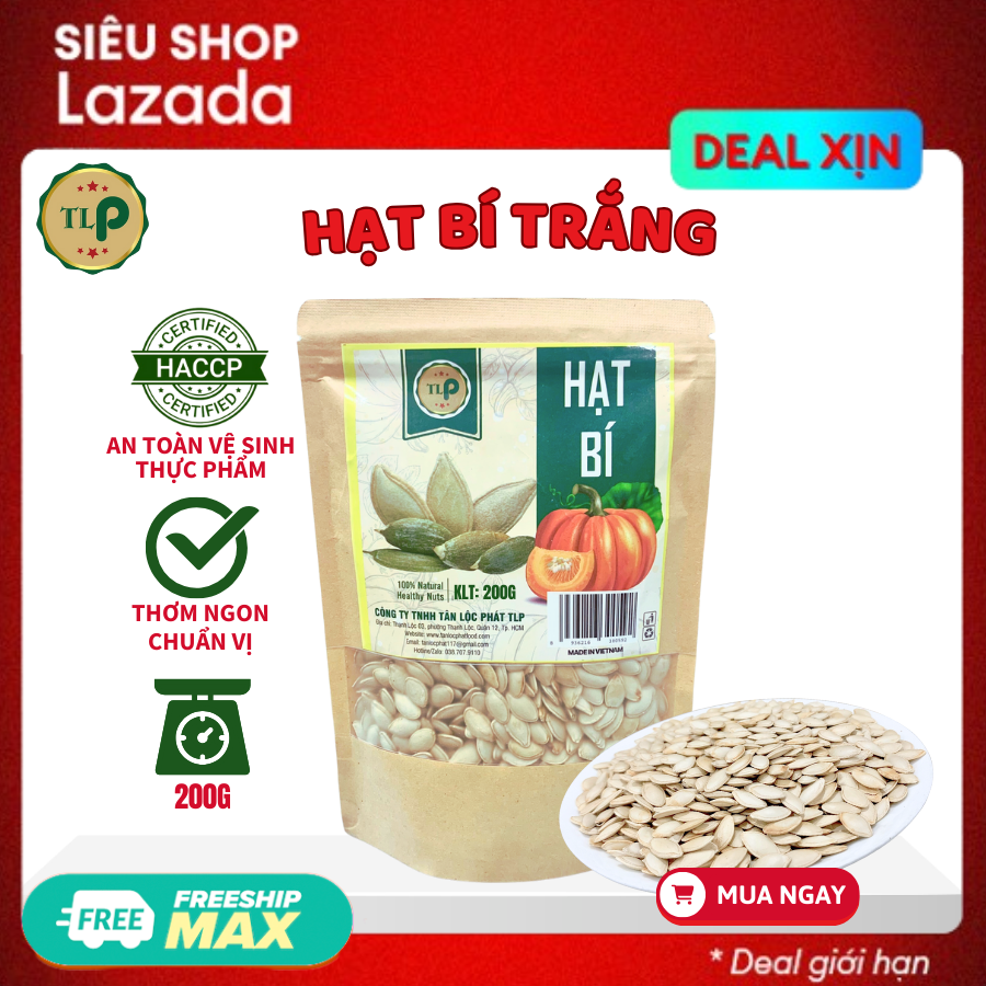 HẠT BÍ TRẮNG TÂN LỘC PHÁT - BỊCH 200G