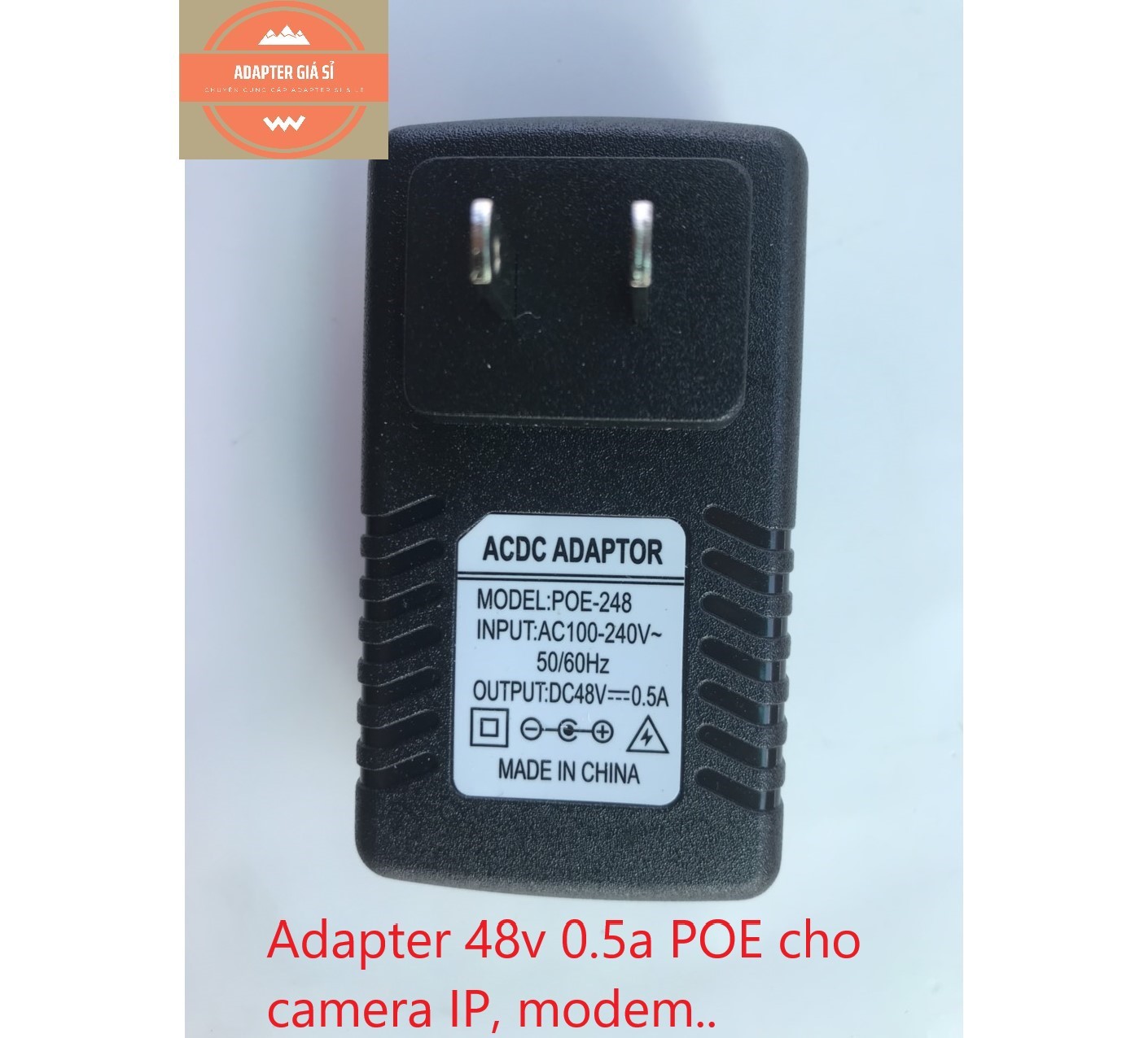 [HCM]Adapter nguồn 48V 0.5A POE dùng cho camera IP modem wifi..