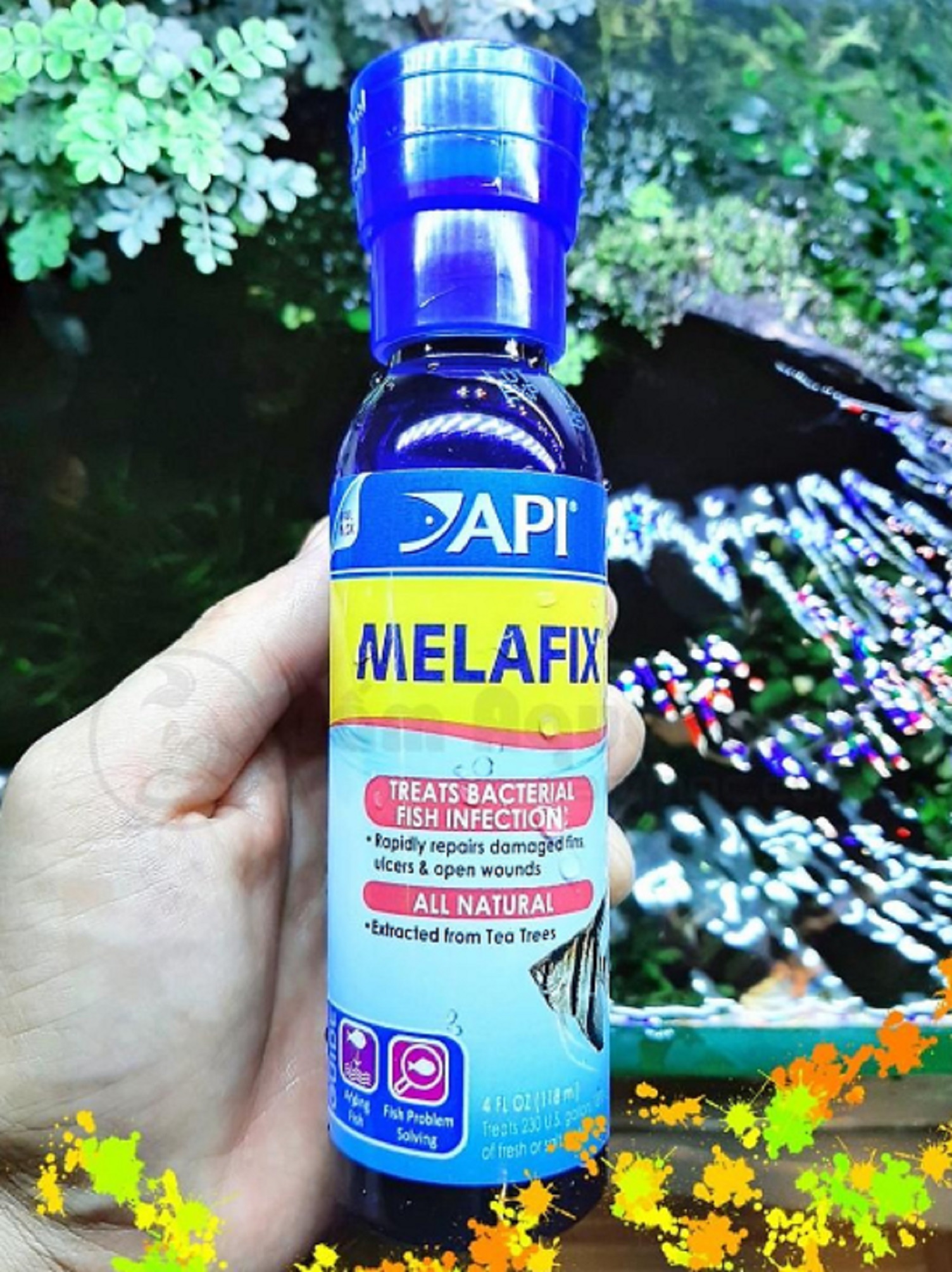 API MELAFIX ( XỬ LÍ NẤM VÀ KHUẨN HẠI ) cho cá nhập khẩu mỹ