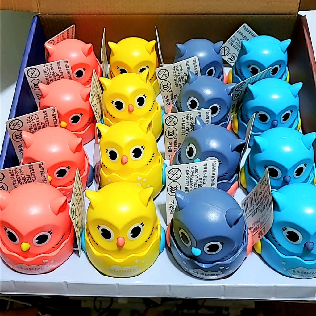 Đồ Chơi Hình Con Cú chạy cót ấn đầu là chạy Huy Toy Kids