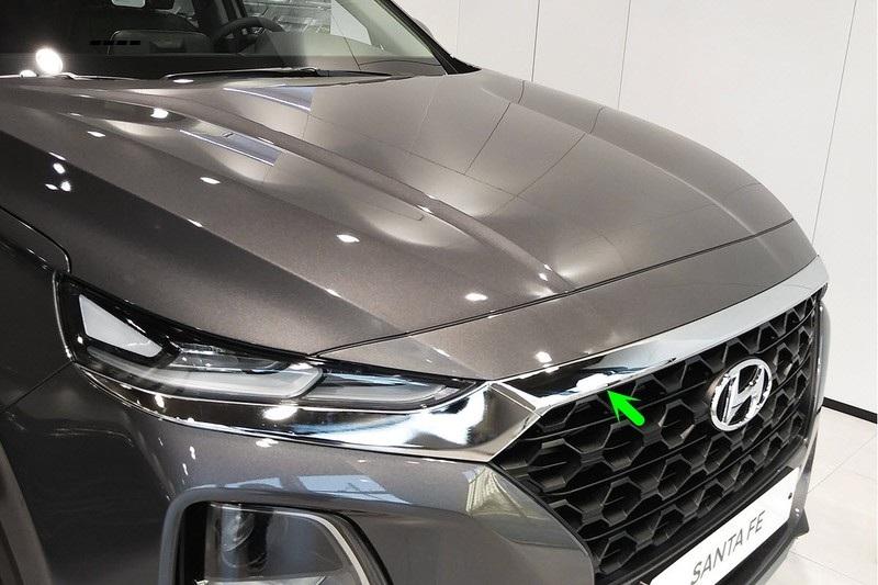 Viền mặt ca lăng cho xe Hyundai Santafe 2019