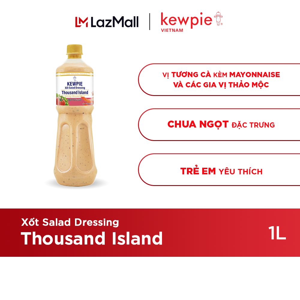 Xốt Salad Dressing Thousand Island Kewpie 1L