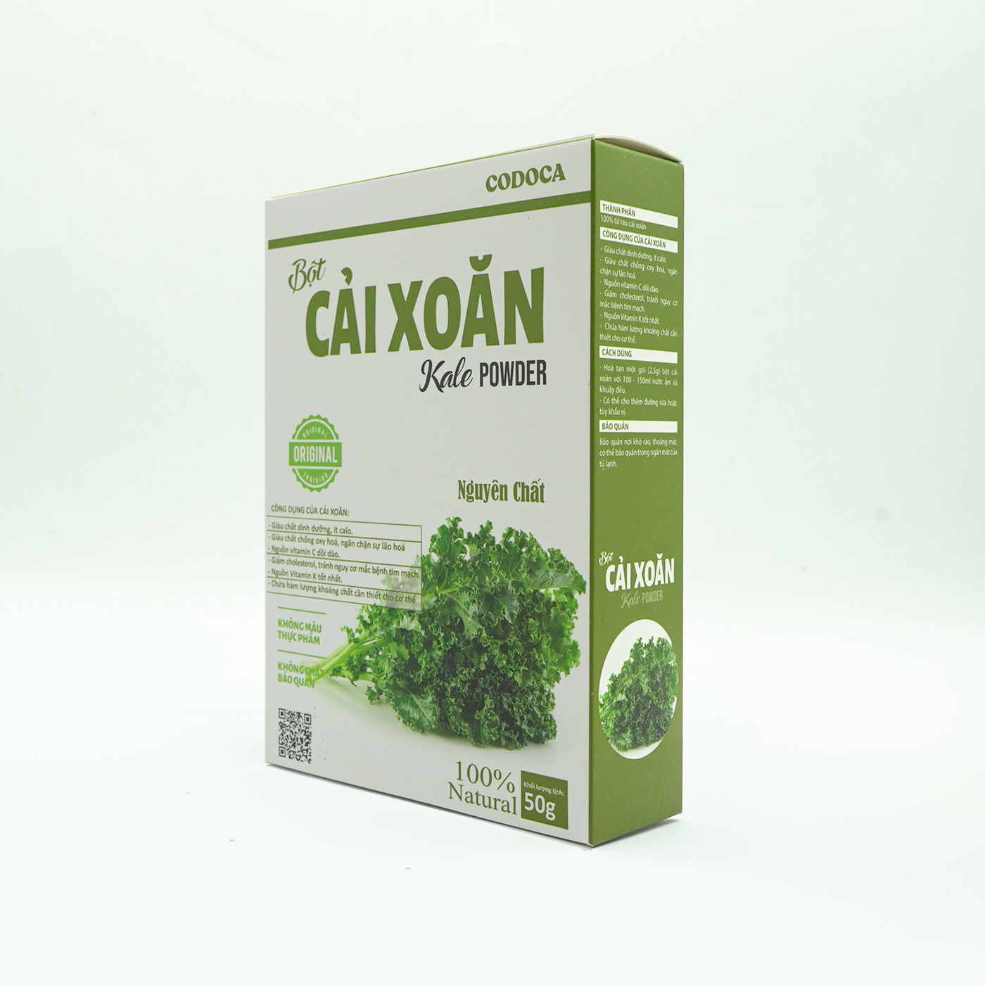 Bột Cải xoăn Codoca Nguyên chất sấy lạnh (50g)