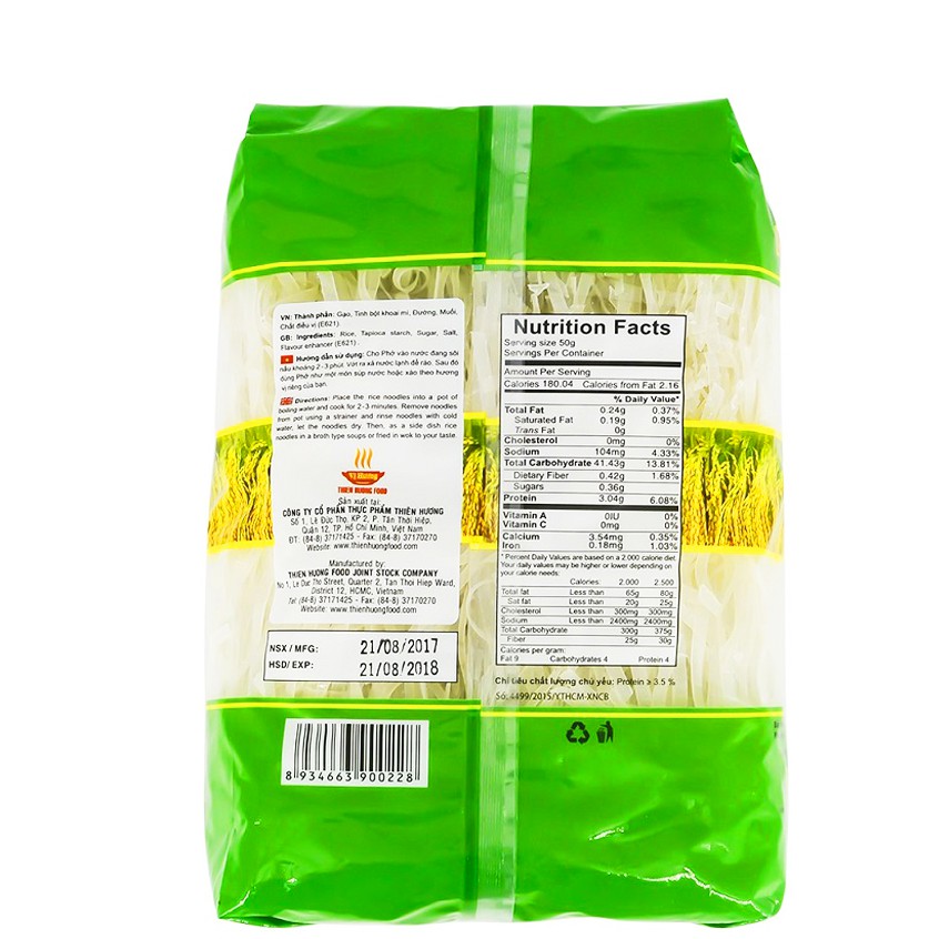 Phở khô Vị Hương gói 480g