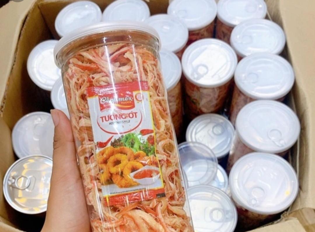 [HCM]300gr khô mực xé hấp nước dừa