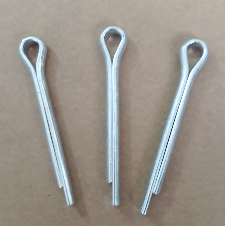 CHỐT CHẺ MẠ KẼM phi 1.5 đến phi 4 túi 100 cái