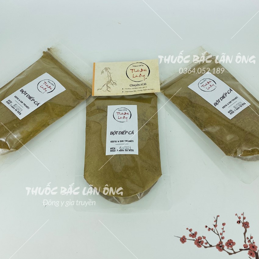 Freeze-Dried Fish Mint Powder 200g, Pure, Fragrant and Smooth, Mixed for Drinking, Applied to the Face, Reduces Acne, Clears Heat - Lan Ong
