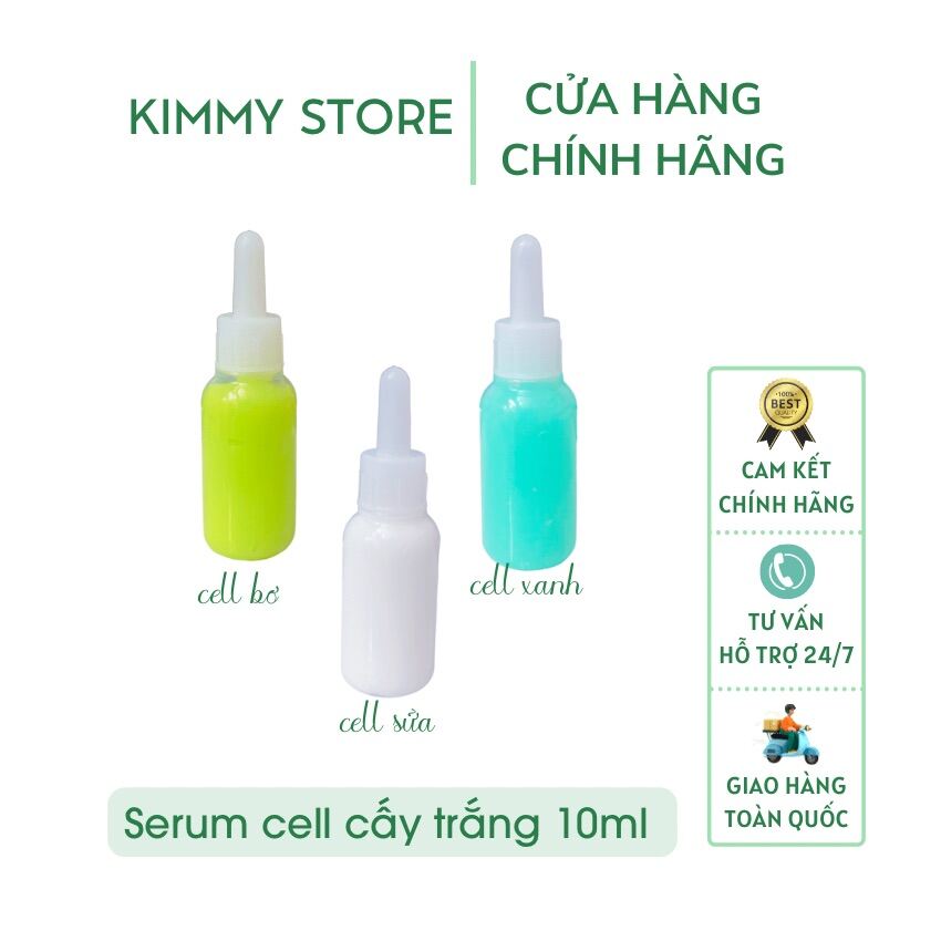 Lẻ 1 chai cell cấy trắng body pha kem cực mạnh 10ml