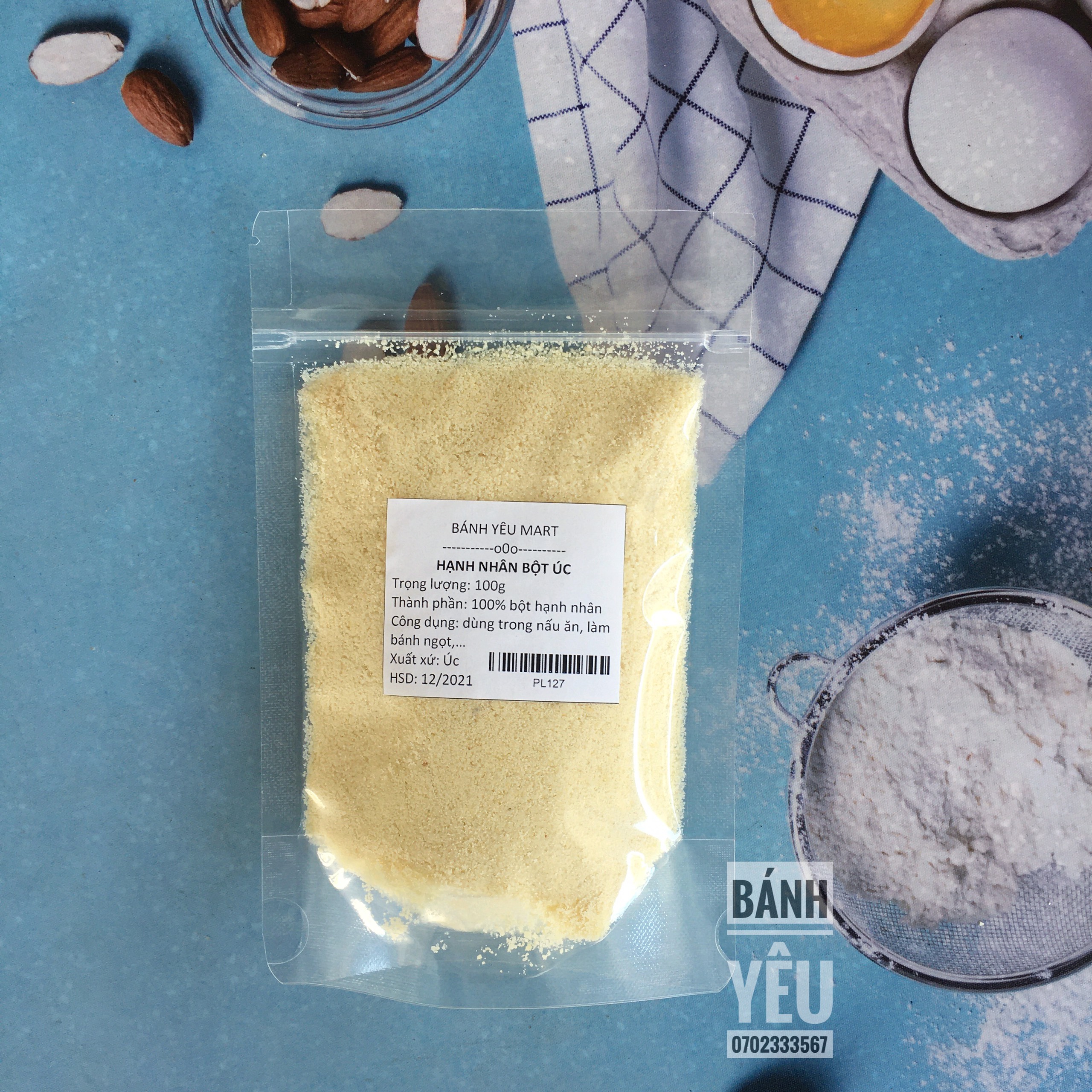 Bột hạnh nhân Úc 100g