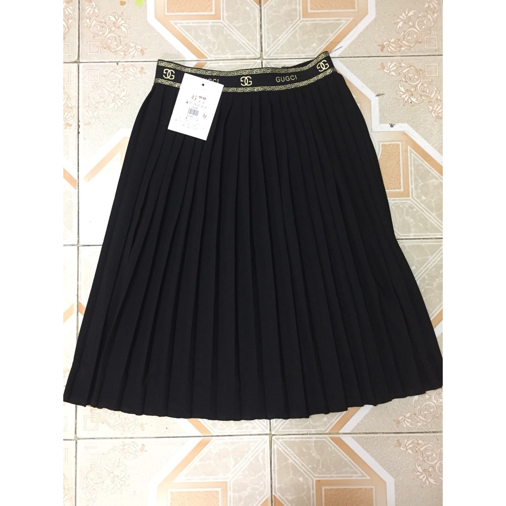 Chân váy xếp ly dáng dài#váy ép li dài 60cm#89k