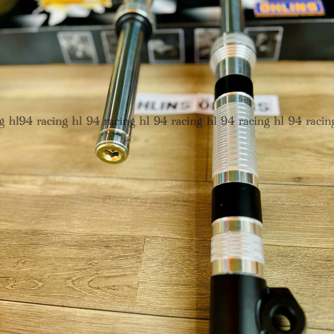 Phuộc phay Ohlins Vario Click 2018-2023 lắp đặt như zin