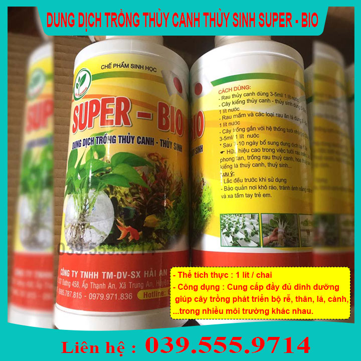 Dung Dịch Trồng Thủy Canh BiO( 1 Lít)