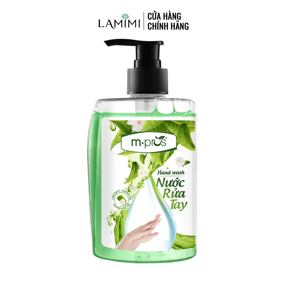 M.Pros Hand Sanitizer 500ml - Moisturizes the Skin, Safe for the Skin, Has a Gentle Fragrance - Genuine Lamimi