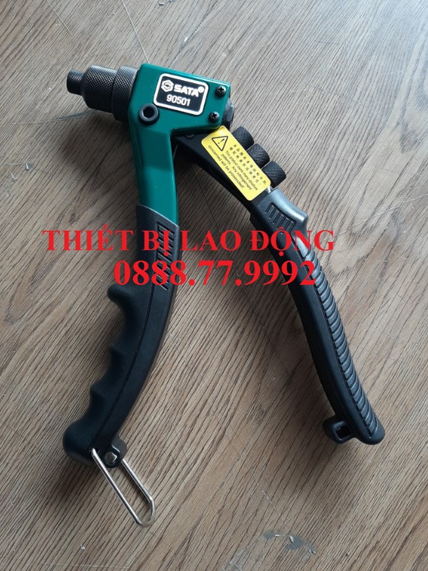Kềm bấm riveter trợ lực 8in Sata 90501