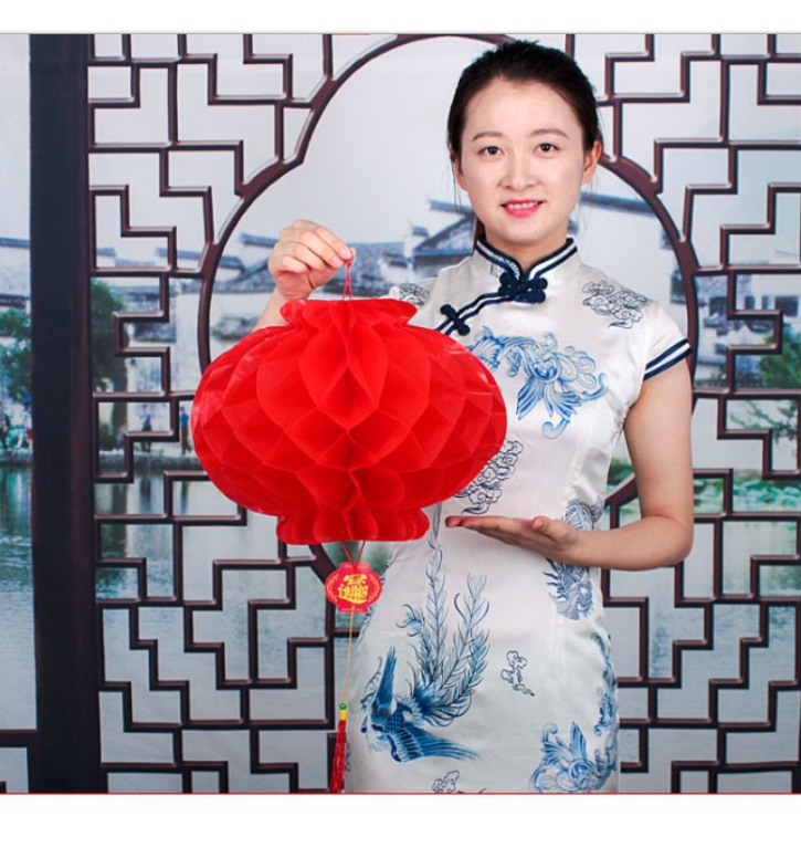 5 cái lồng đèn đỏ đường kính 15cm
