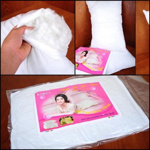 [HCM]Ruột gối nằm kích thước 45*65 cm