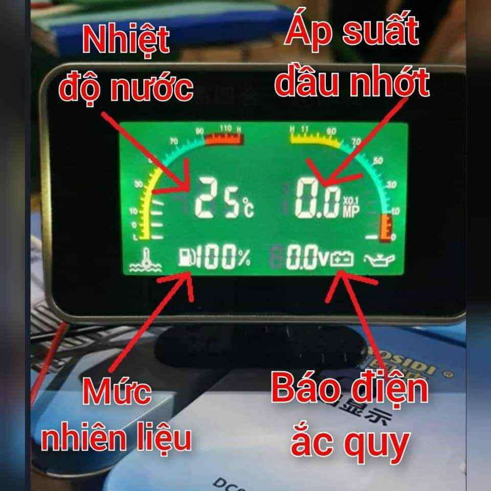 ĐỒNG HỒ BÁO NHIỆT TRÊN XE