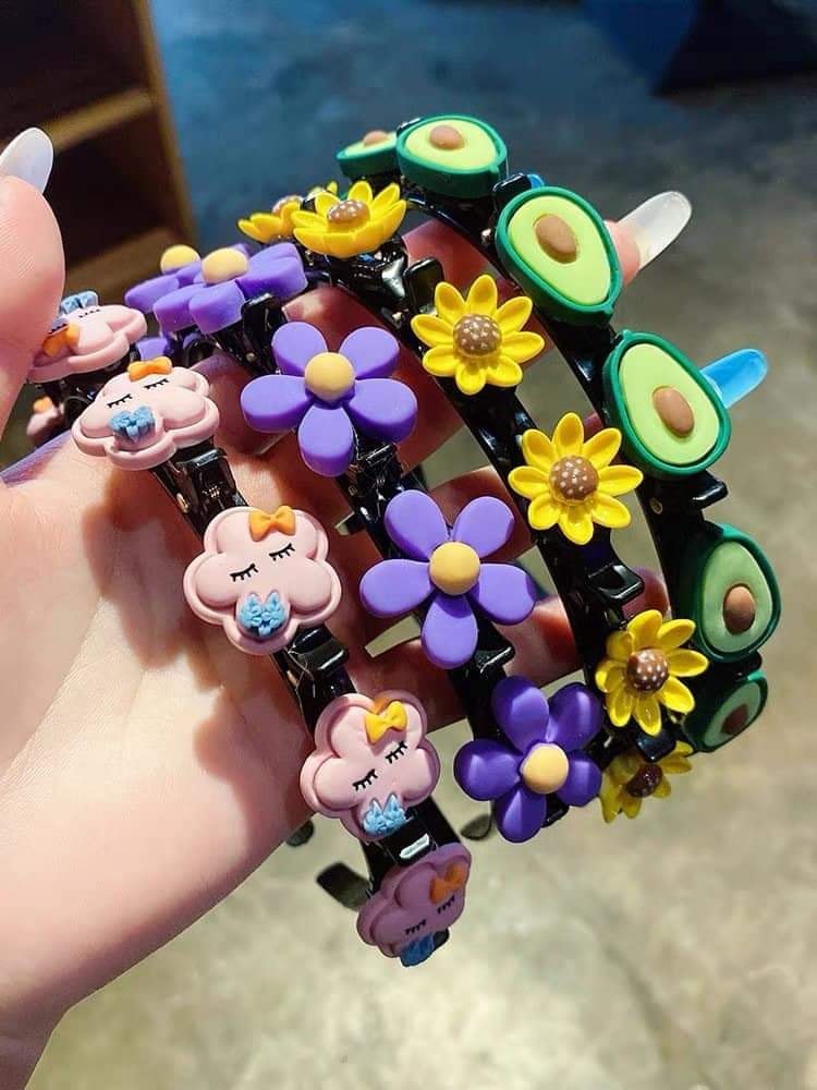 Bờm Kiêm Kẹp Tóc Trái Cây Siêu Cute(8 Kẹp) (giao ngẫu nhiên)