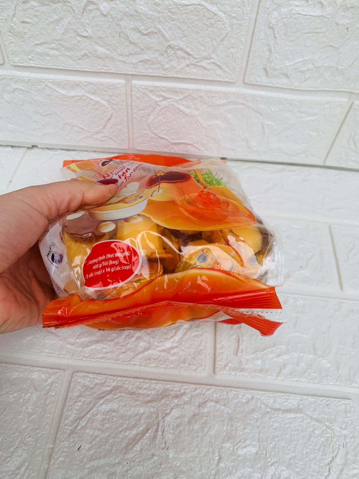 THẠCH CARAMEN LONG HẢI GÓI 400G