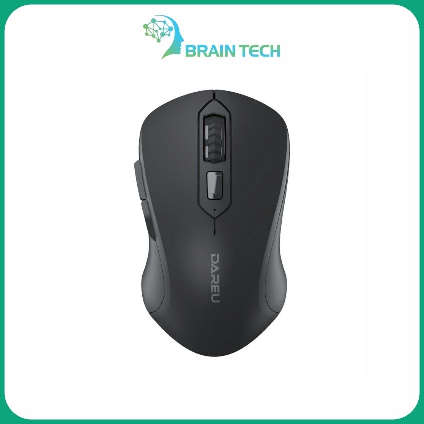 [Freeship] Chuột Không Dây Bluetooth Cho Laptop giá rẻ DareU LM115G -Braintech- BR15 Thiết Kế Nhỏ Gọn, Giảm Ồn, Dễ Cầm Dễ Di Chuyển, Độ Nhạy Cao, Chuột Chuyên Văn Phòng, Chơi Game, Dùng Cho Máy Tính/ PC/ Laptop