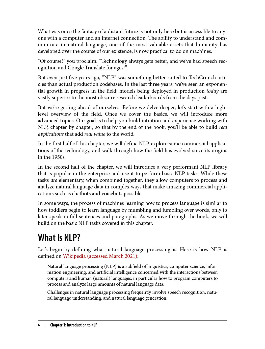 Applied Natural Language Processing in the Enterprise