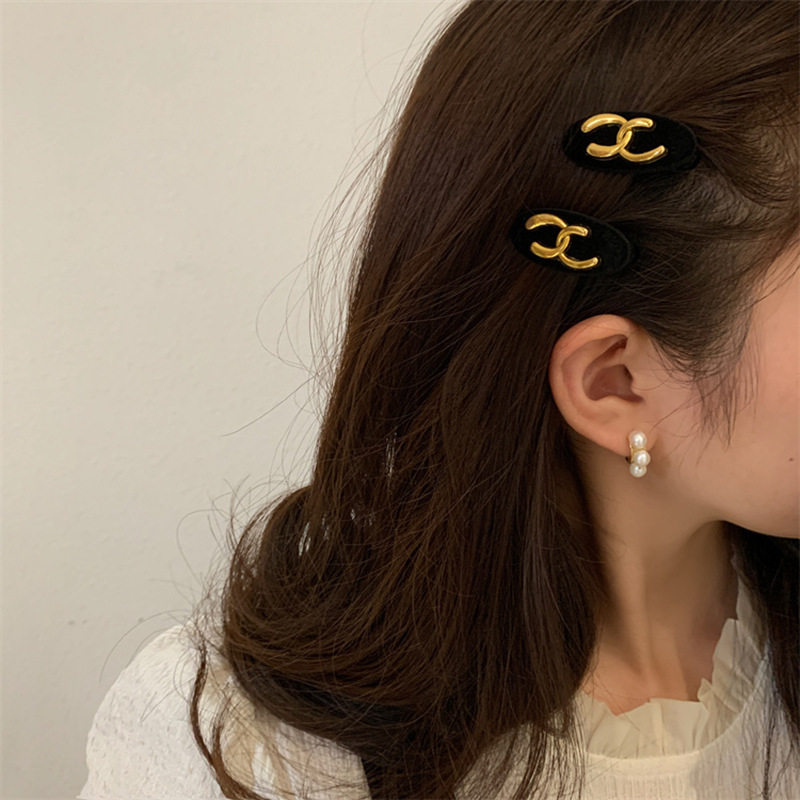 Kẹp tóc hình Phong Cách Retro Hàn Quốc Cho nữ Dễ Thương