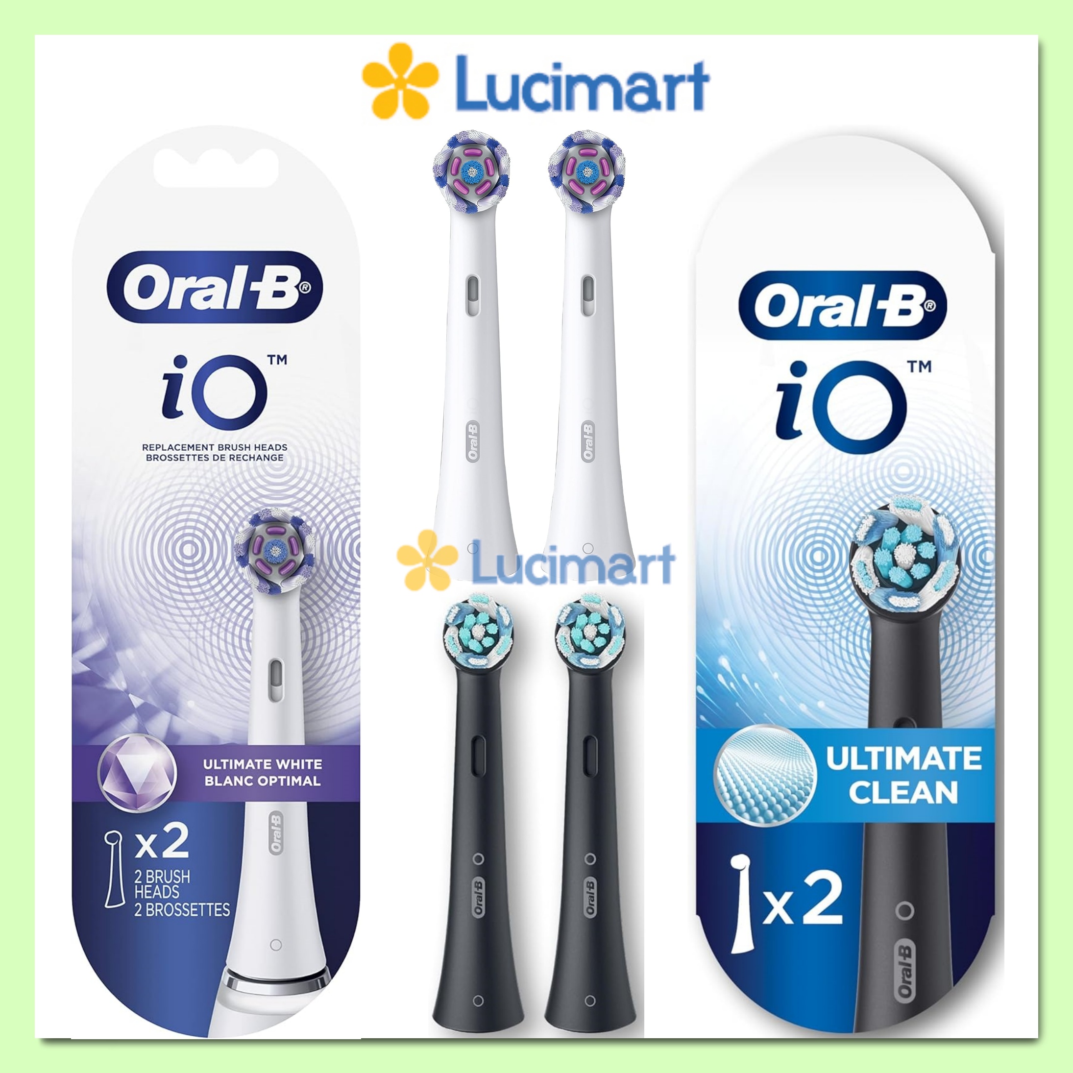 [HCM]Đầu bàn chải điện Oral-B iO Ultimate Clean [Hàng Đức]