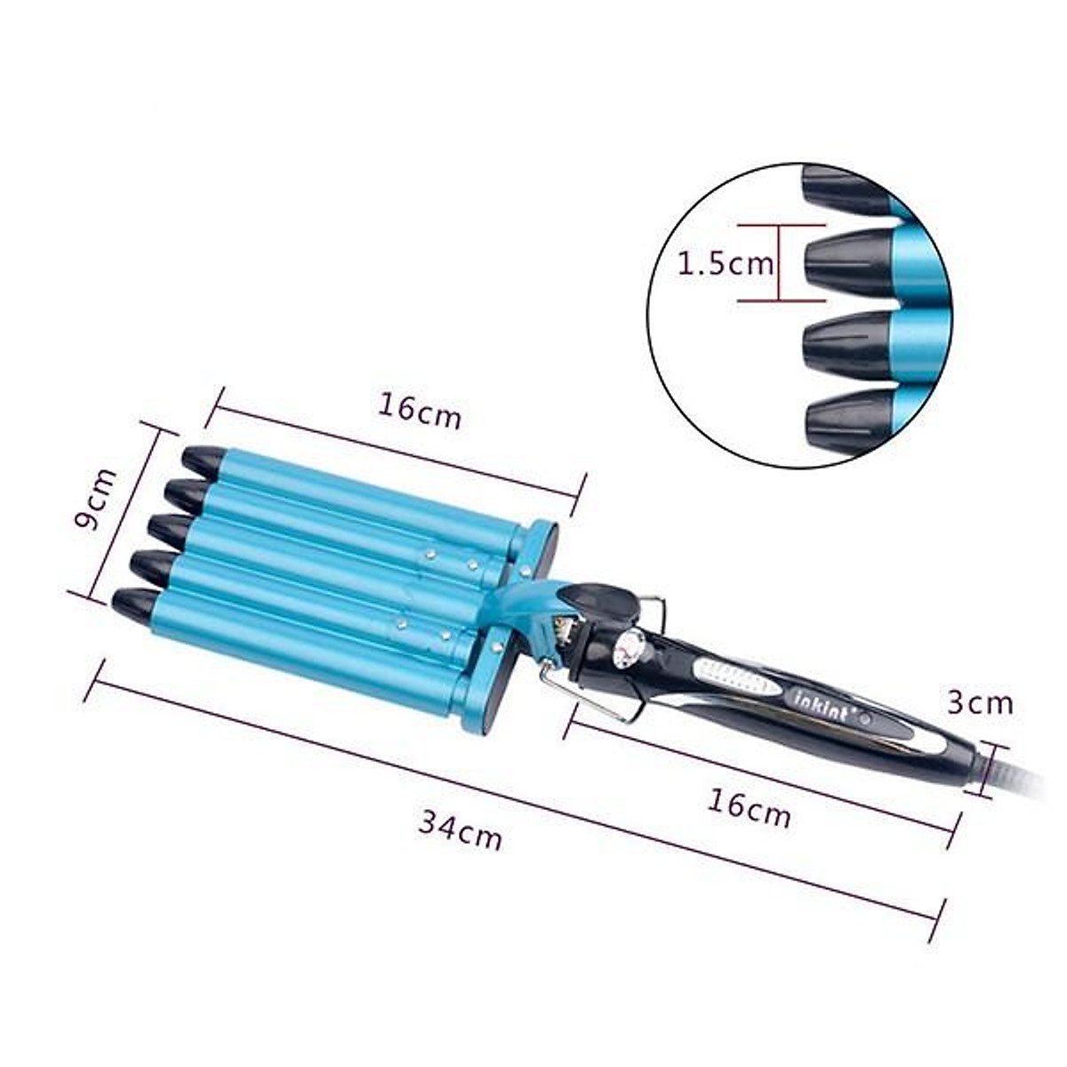 Máy uốn tóc gợn sóng 5 trục