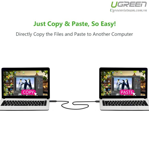 Cáp USB 2.0 Data Link dài 2m  Ugreen 20233 cao cấp